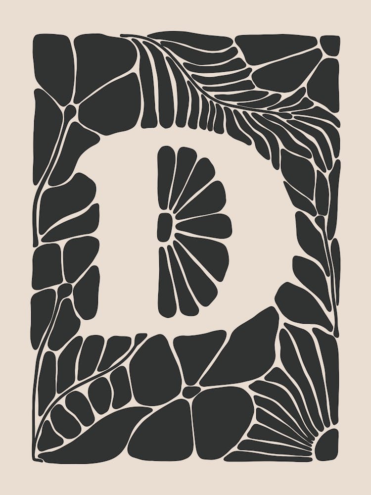 Botanical Letter D No 0744