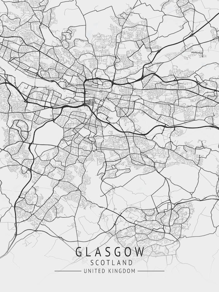 Glasgow City Map