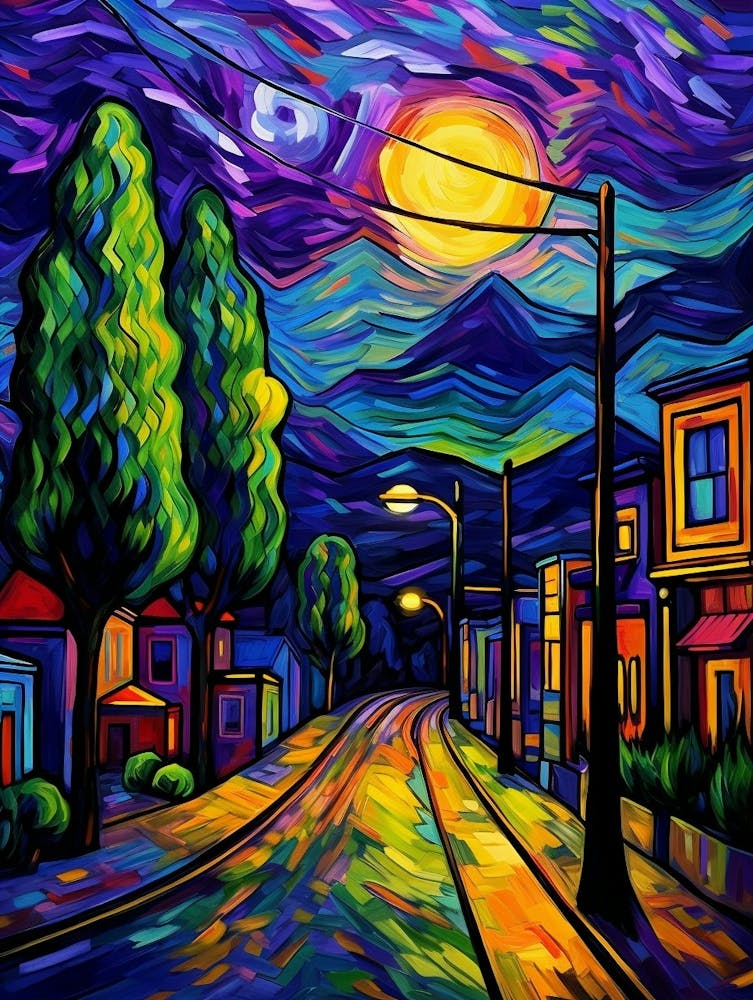 Vancouver Washington Pointillism 3