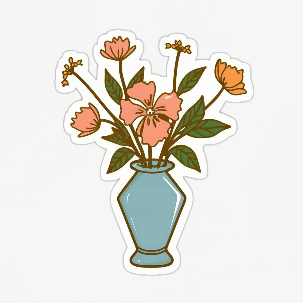 Flowers In A Vase 6