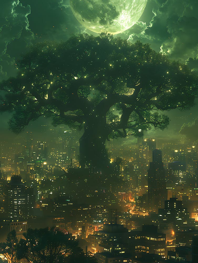 Skurriler Baum in der Stadt 3