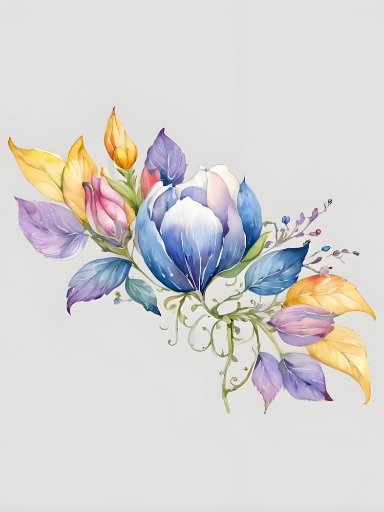 Watercolor Flowers 24