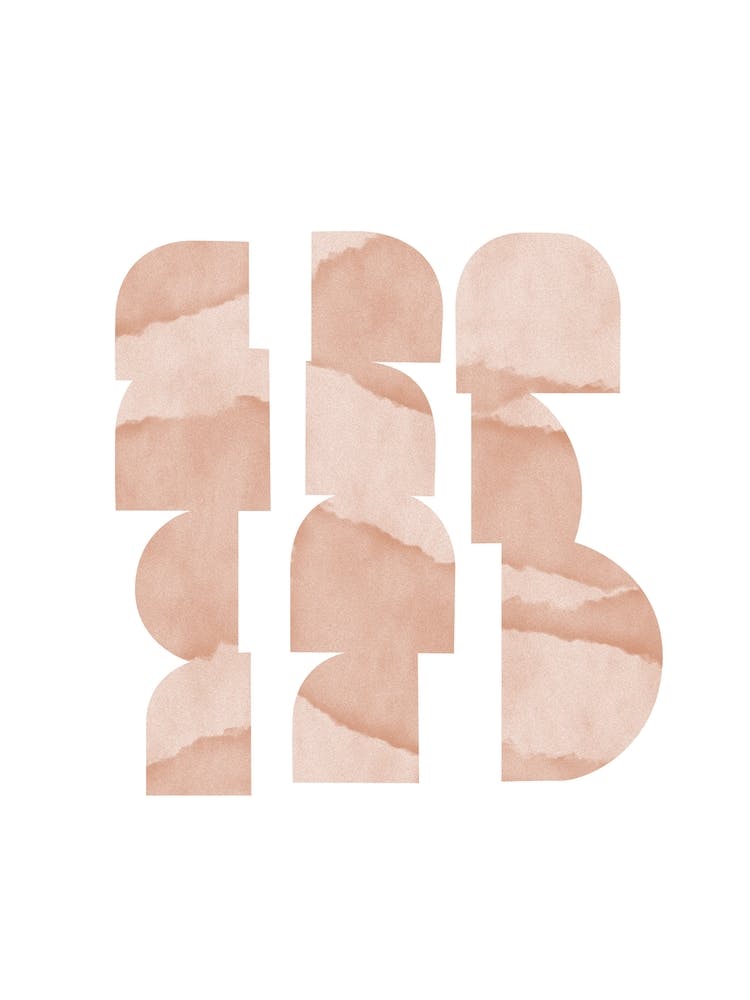 Geometric Objects In Terracotta