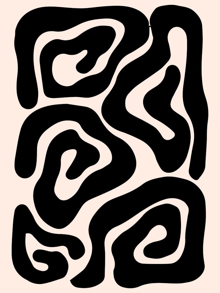 Black And White Swirls