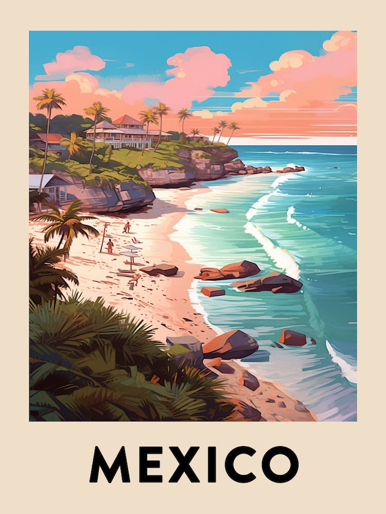 Vintage Travel Poster Mexico 11