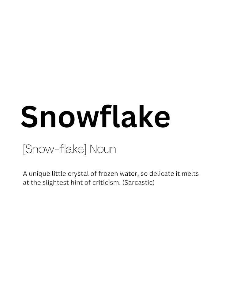 Snowflake Definition Meaning