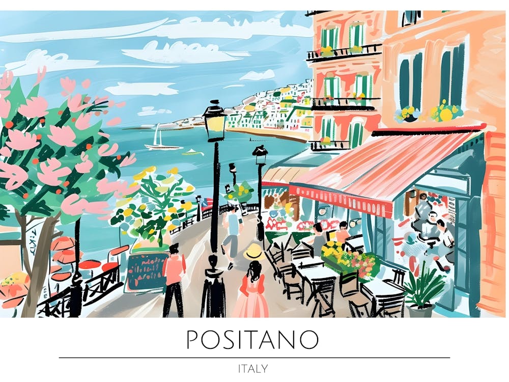 Positano Amalfi Coast Italy