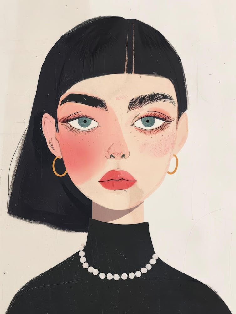 Illustration einer Frau 15