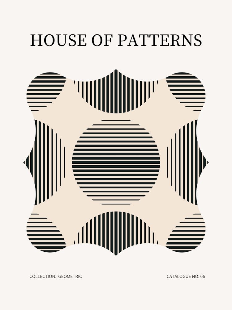 Geometrisches Muster Poster 6