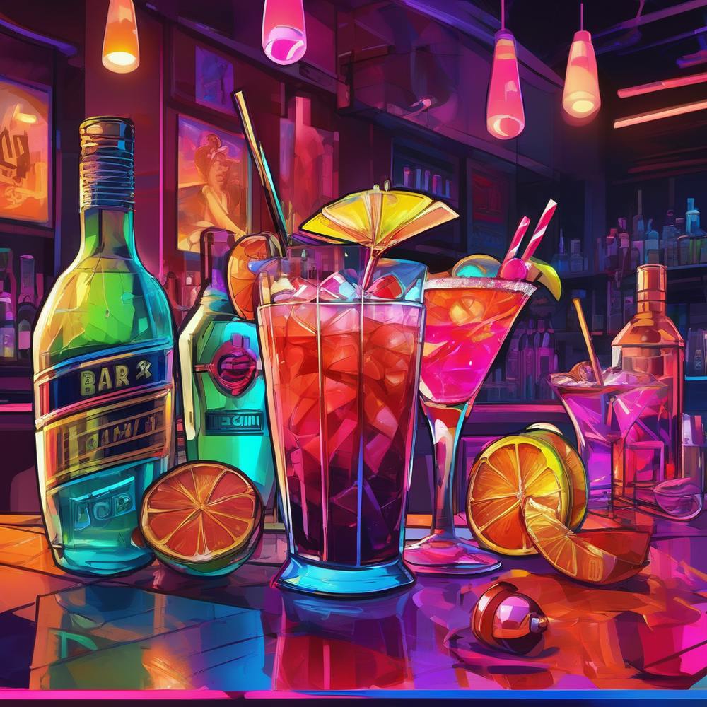 Bar With Drinks