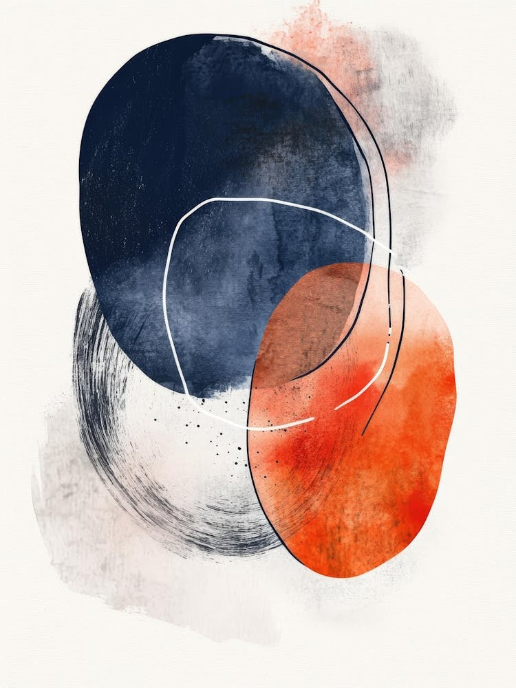 Abstract Circles Canvas Print 33