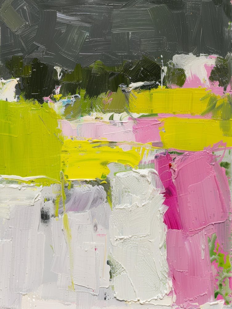 Pink And Yellow Field 1