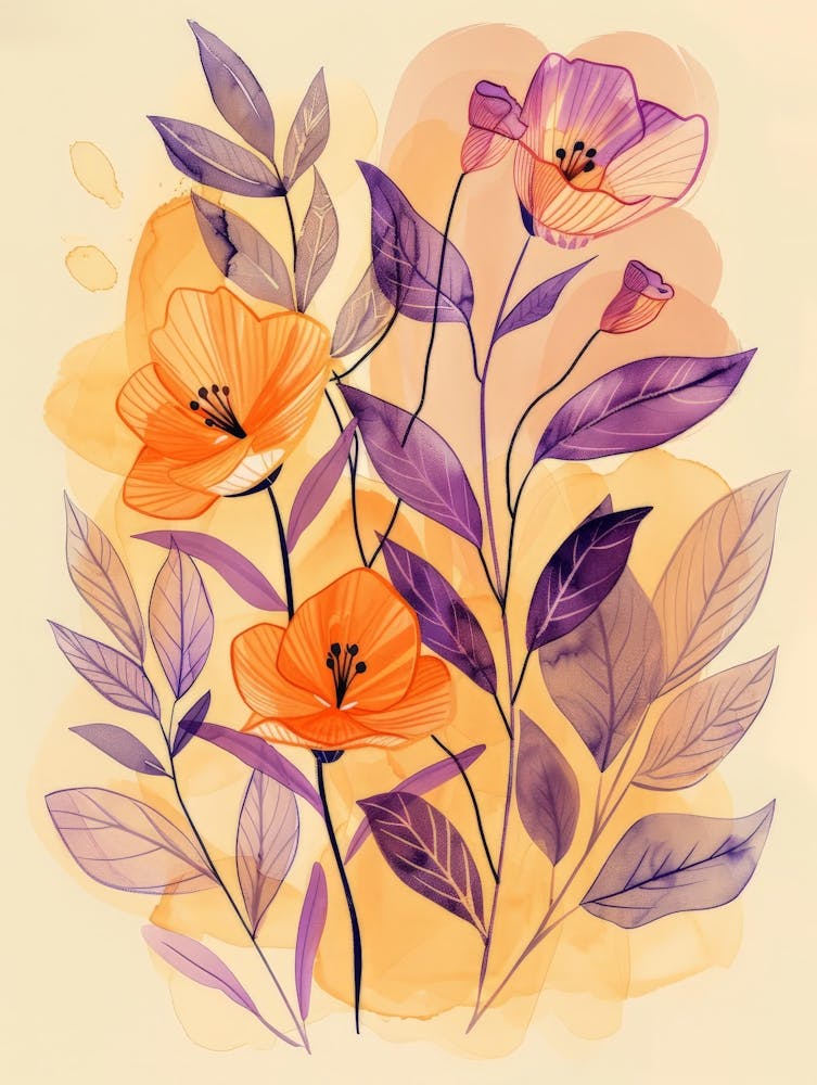 Aquarell Blumen 26