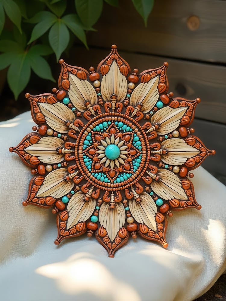 Beaded Flower