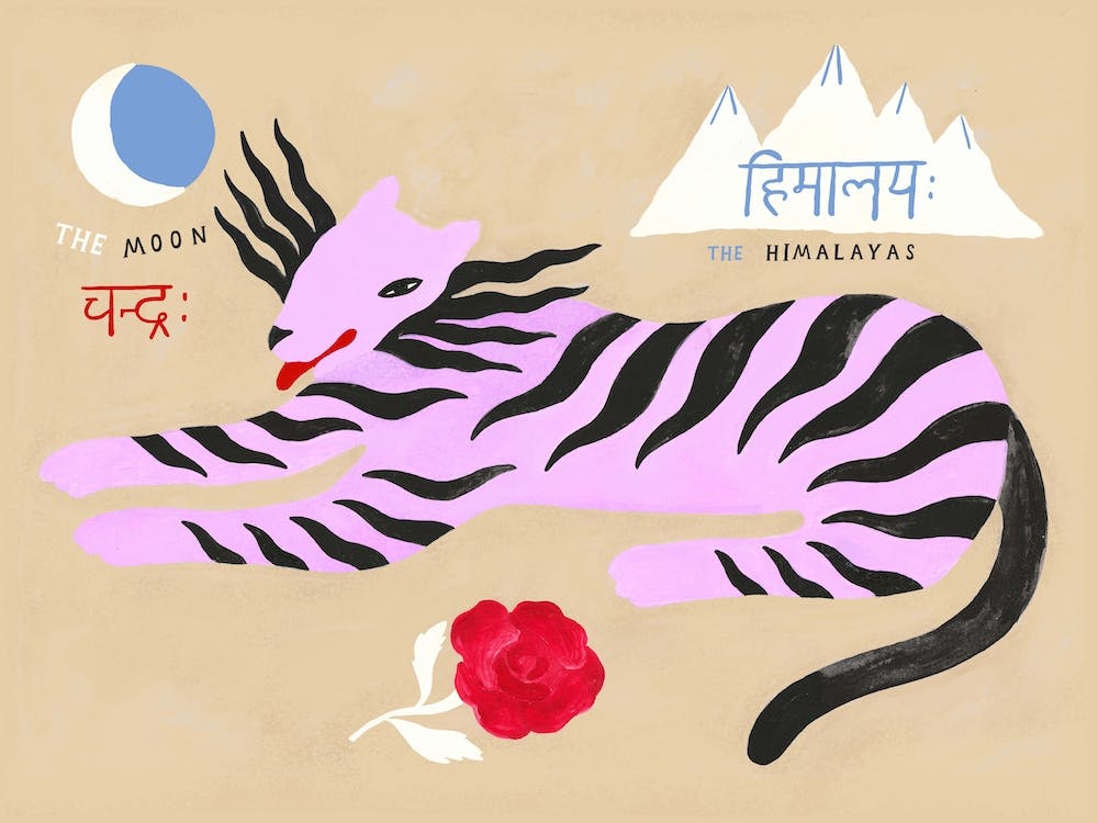 Tigres And The Himalayas Beige