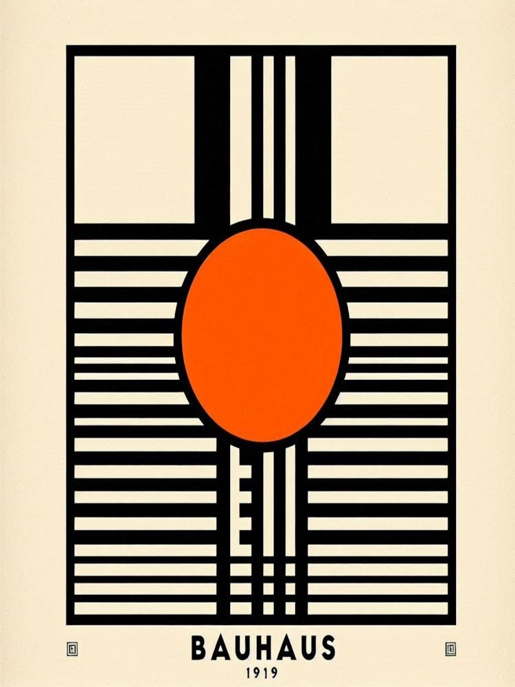 Bauhaus Geometric print 1