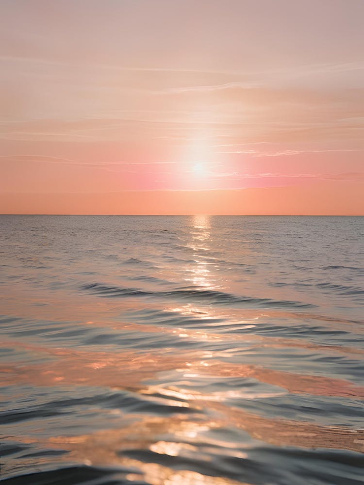 Sunset Over The Ocean 18