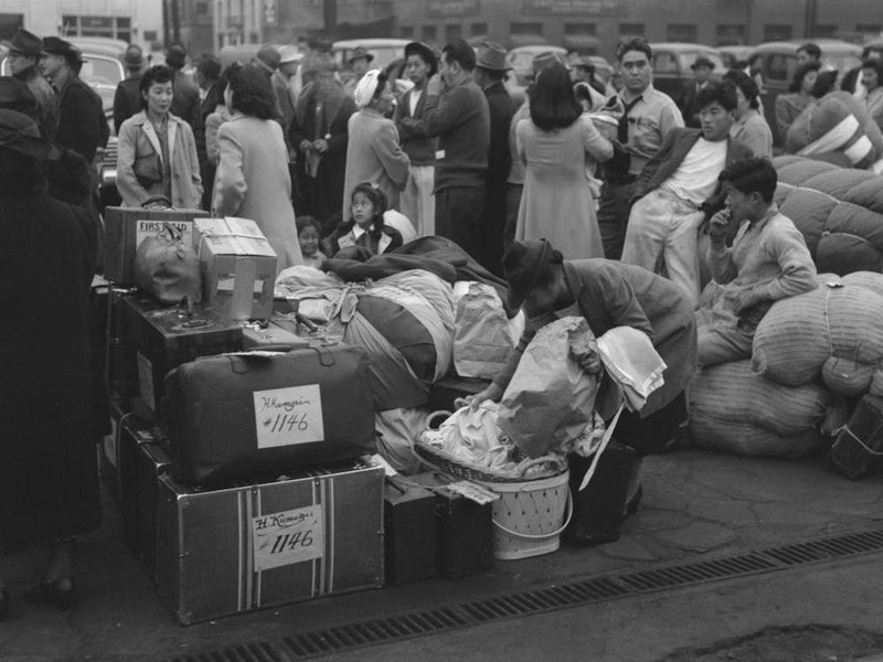 Los Angeles, California, The Evacuation Of The Japanese Americans From West Coast Areas Under U S Army War