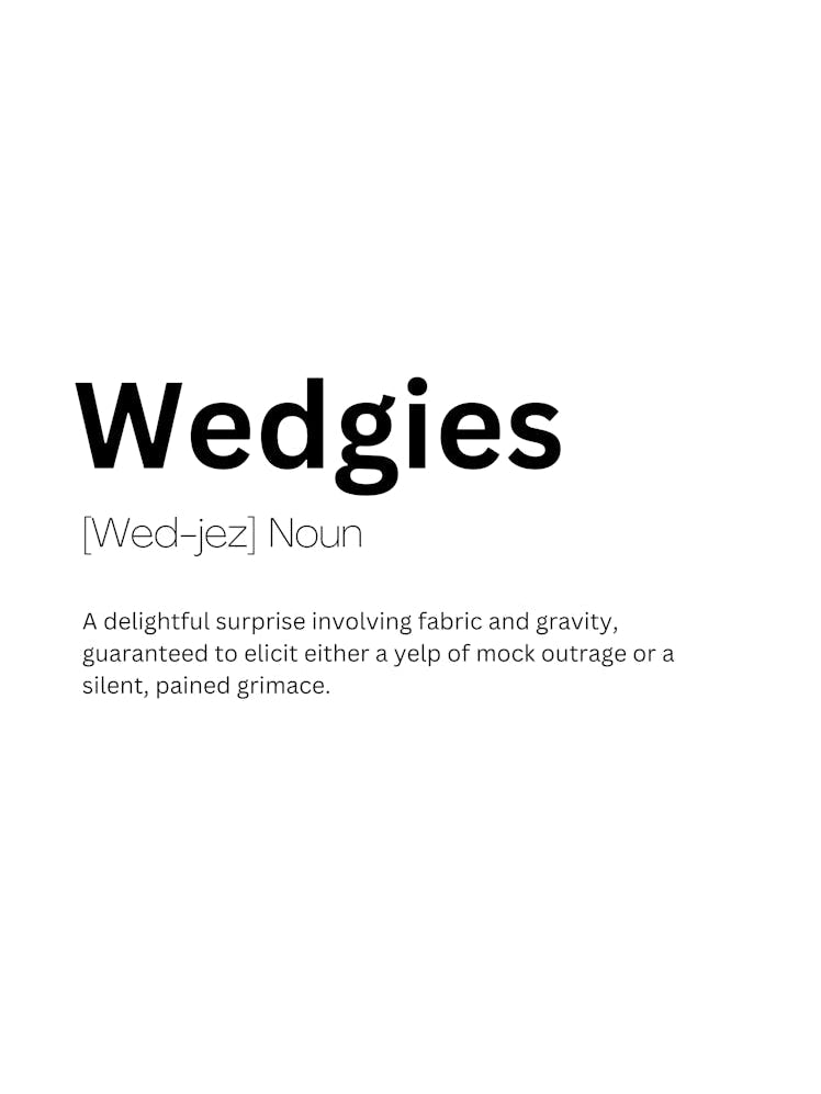Wedgies Definition Meaning