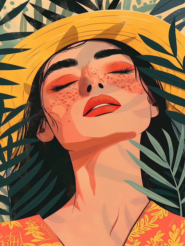 Girl In A Hat 1