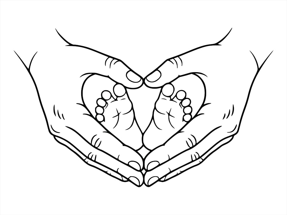Baby Feet And Hands Fatehrs Day 2