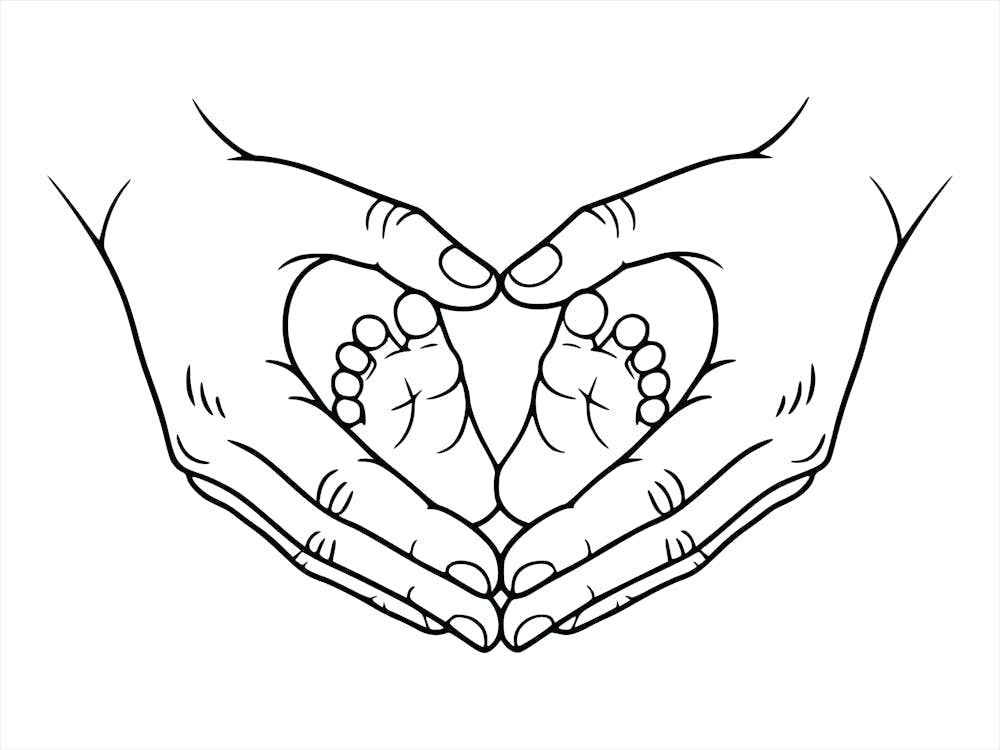 Baby Feet And Hands Fatehrs Day 2