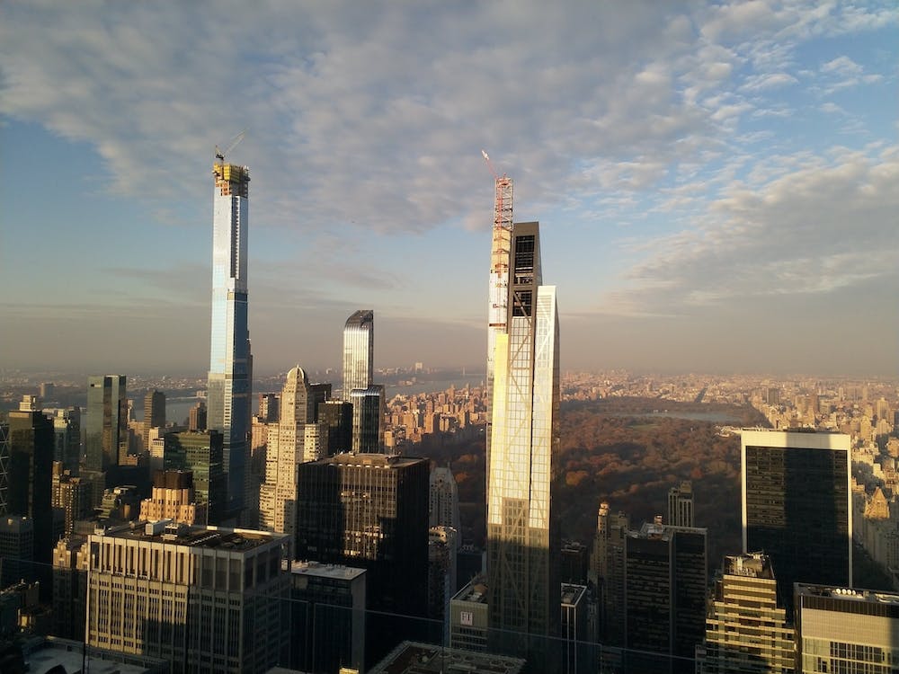 Aerial View Of New York City