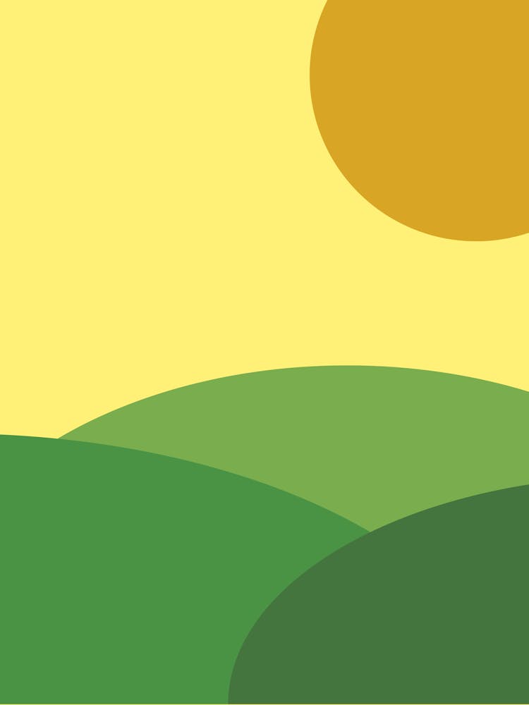 Landscape With Sun