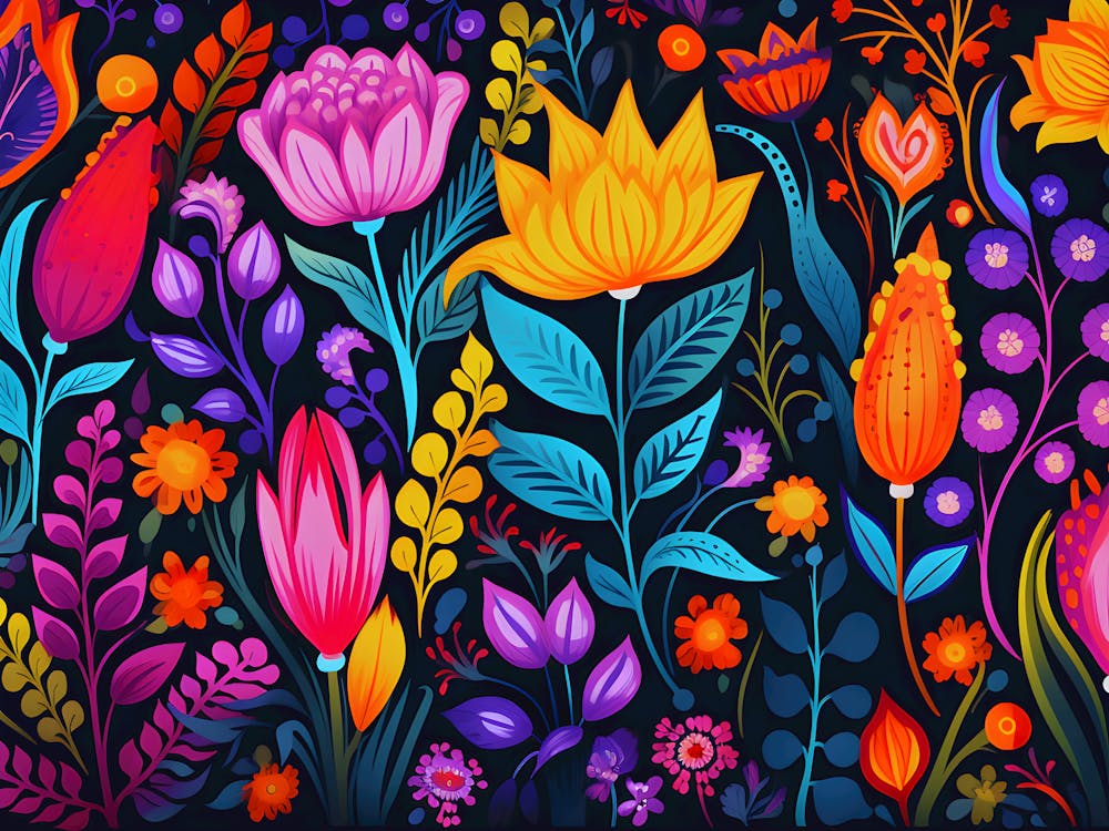 Eternal Elegance Timeless Floral Artwork