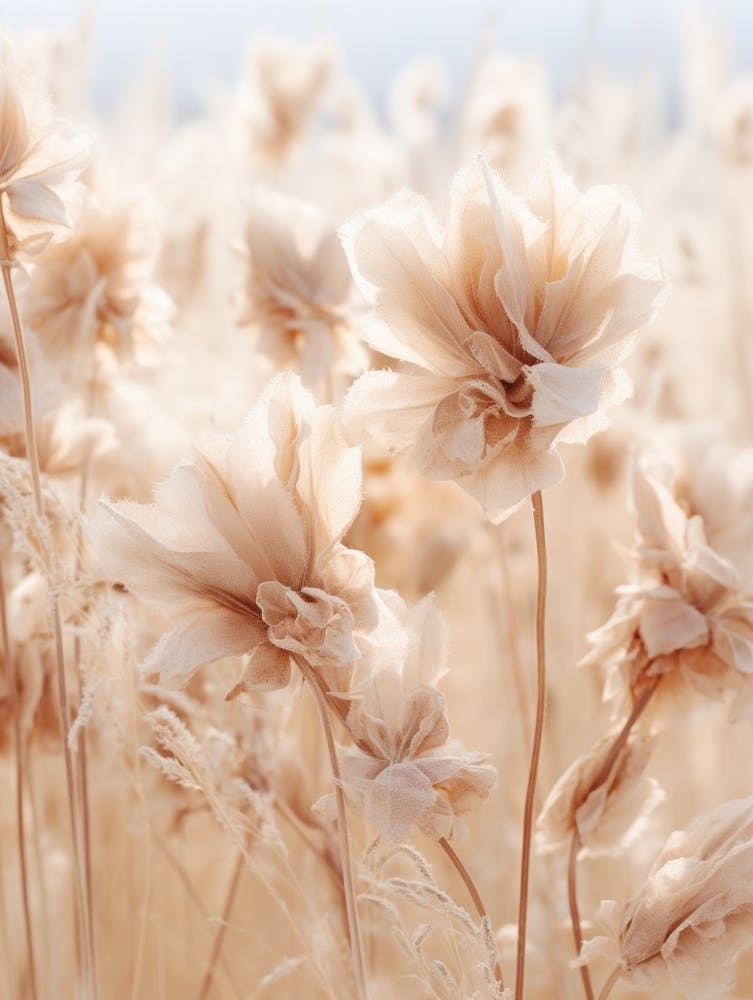 Boho Dried Flowers Coral Bells 3