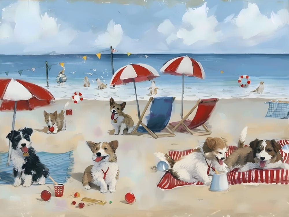 Dogs On The Beach