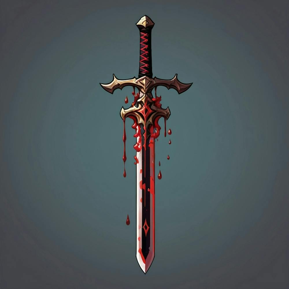 Sword With Blood On It