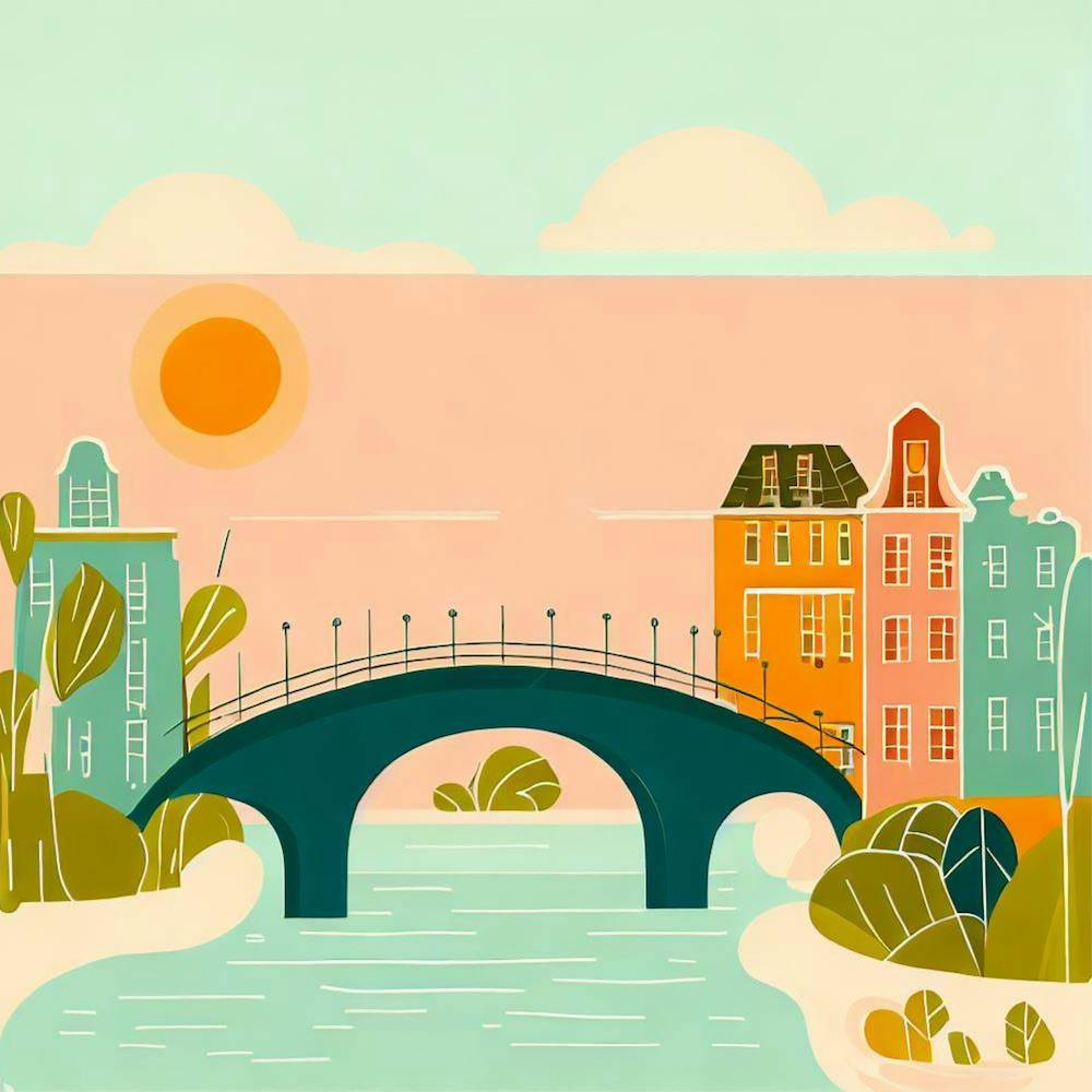 Amsterdam farbenfroh