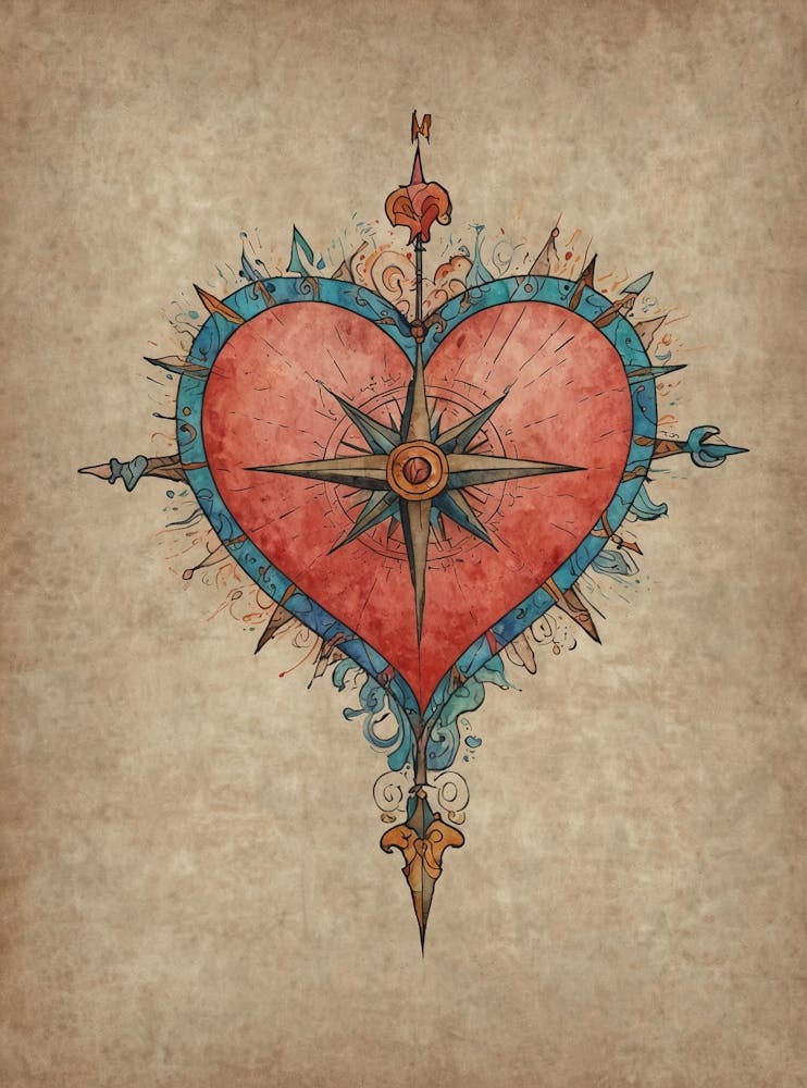 Heart Compass 13
