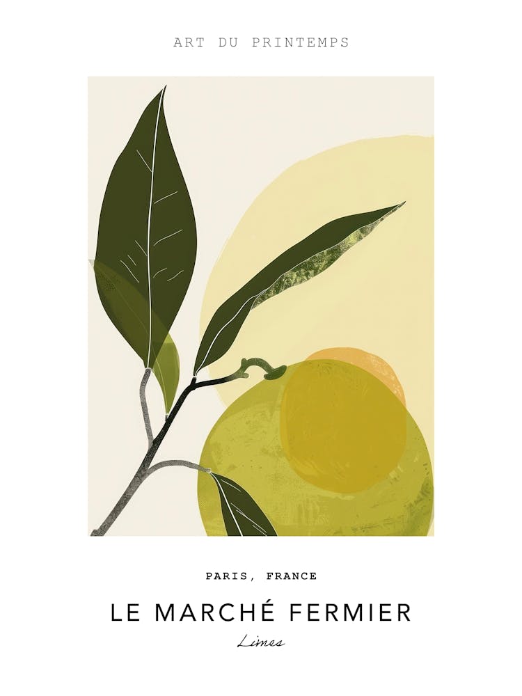 Limes Le Marche Fermier Poster 4
