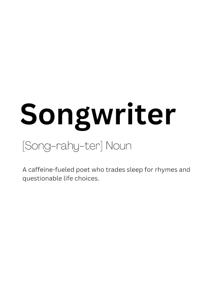 Songwriter Definition Meaning
