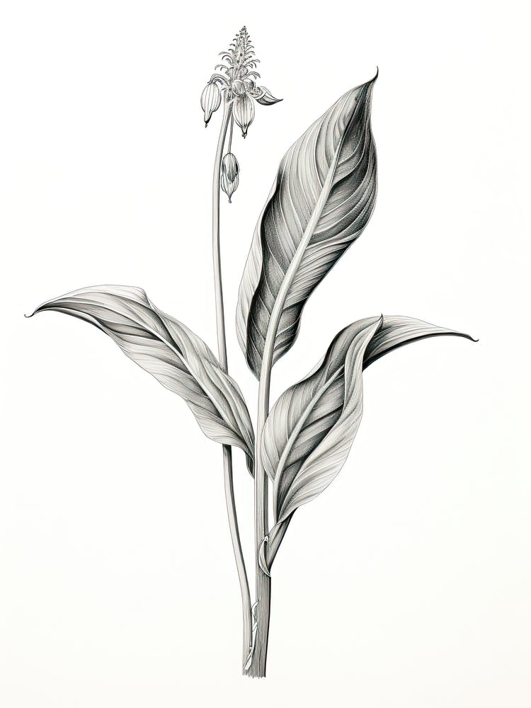 Comfrey Vintage Botanical Herbs 3