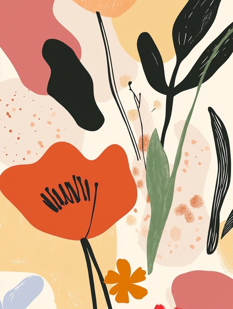 Abstract Floral Pattern 7