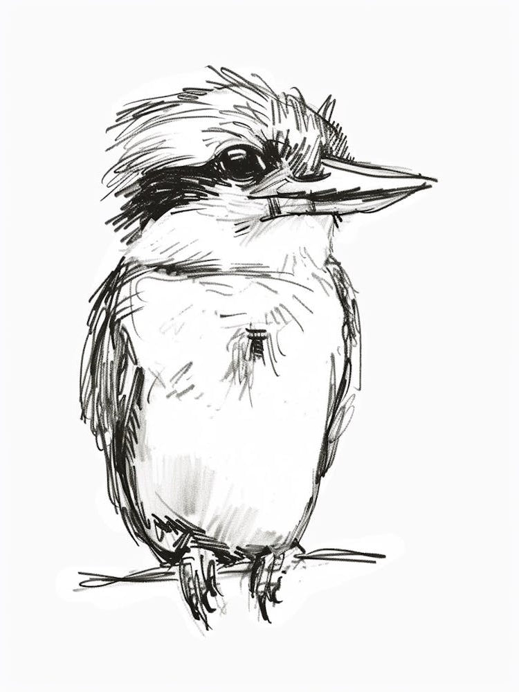 B&W Kookaburra