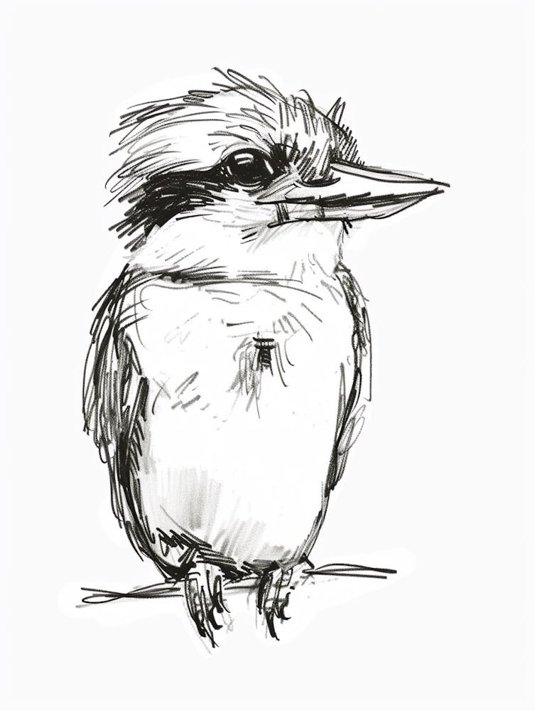 B&W Kookaburra