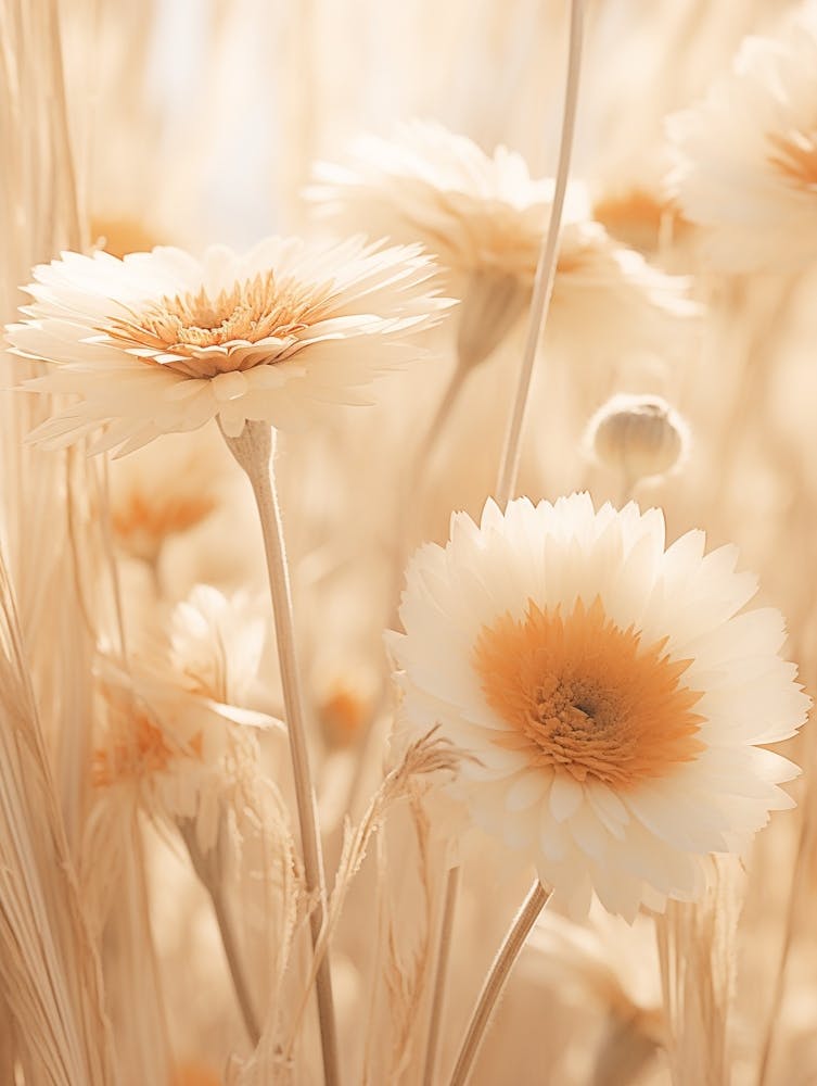 Boho Dried Flowers Gerbera Daisy 3