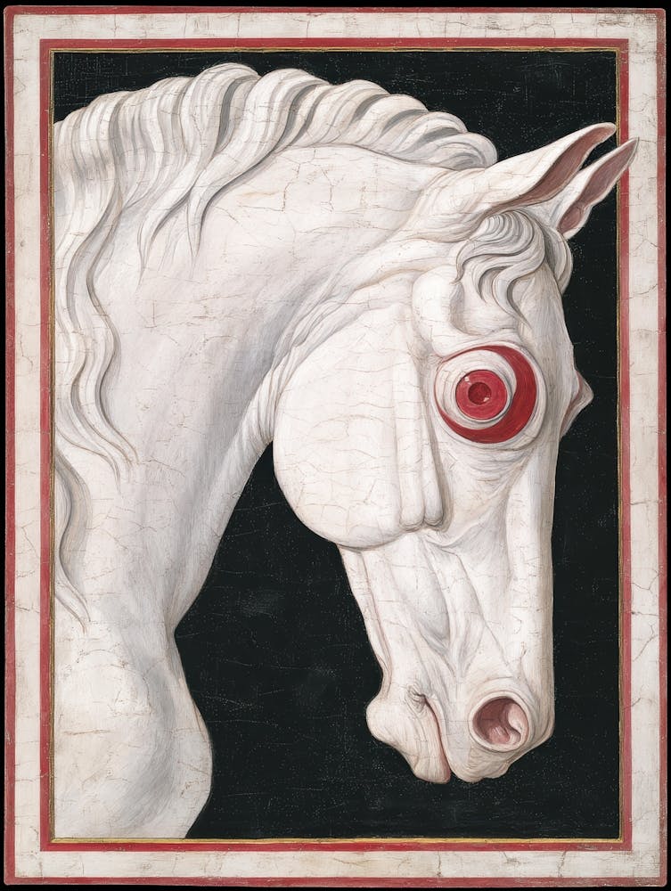 Horse With Red Eyes 1