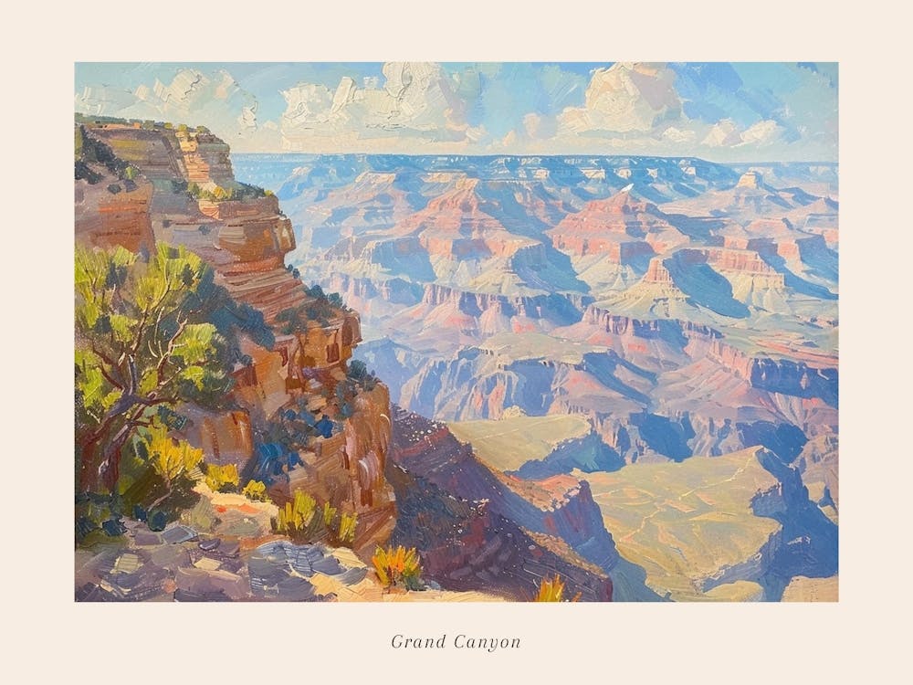 Western Landscapes Grand Canyon Arizona 4 Poster
