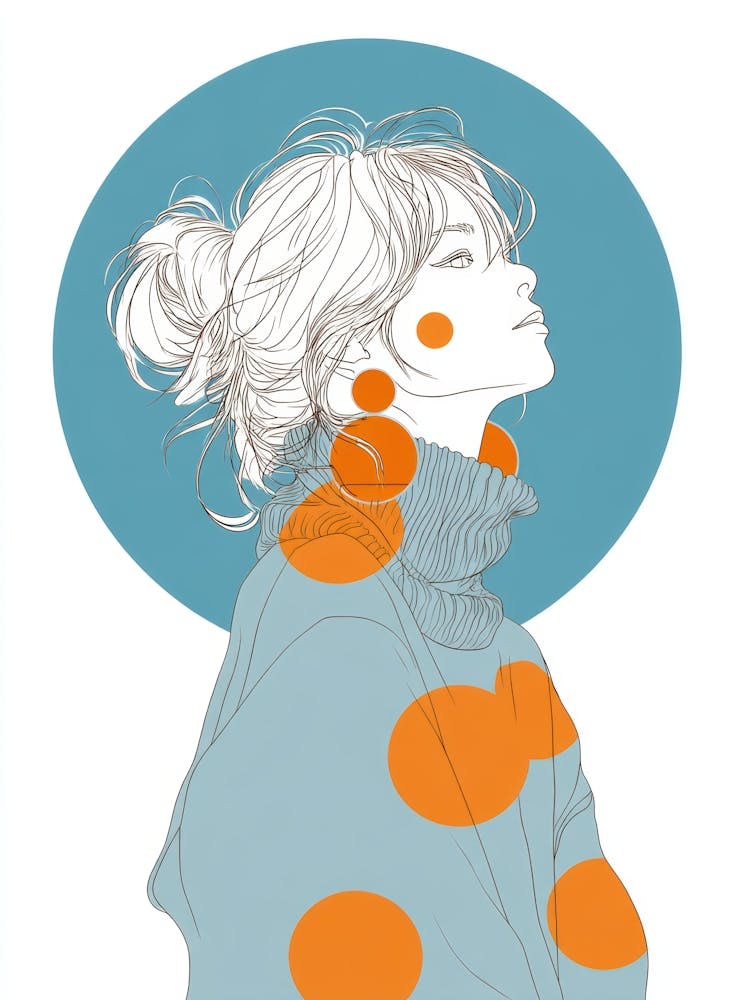 Girl With Polka Dots 6