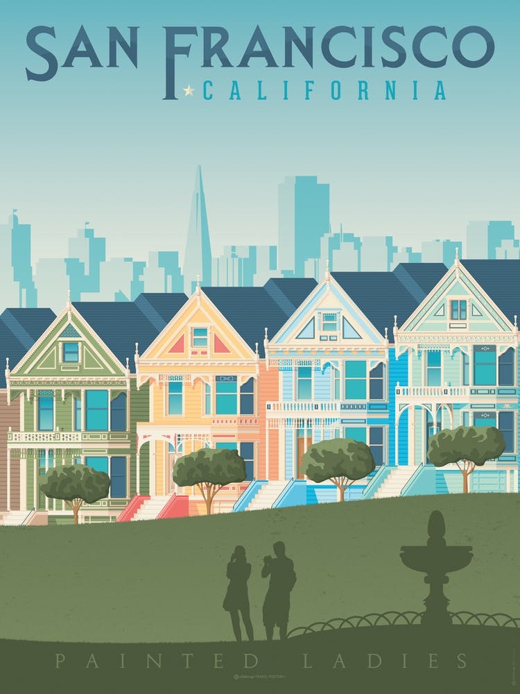San Francisco Painted Ladies