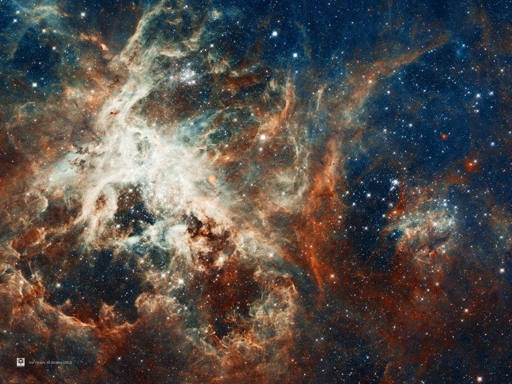 Star Factory 30 Doradus (2012) (NASA Hubble Space Telescope) — space poster, science poster, space photo