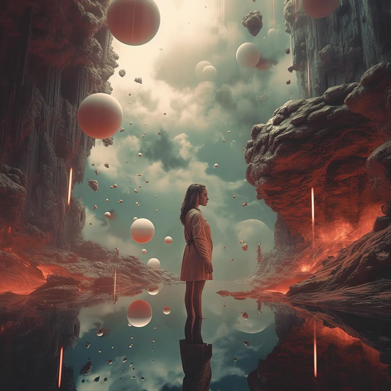 Girl In A Cave