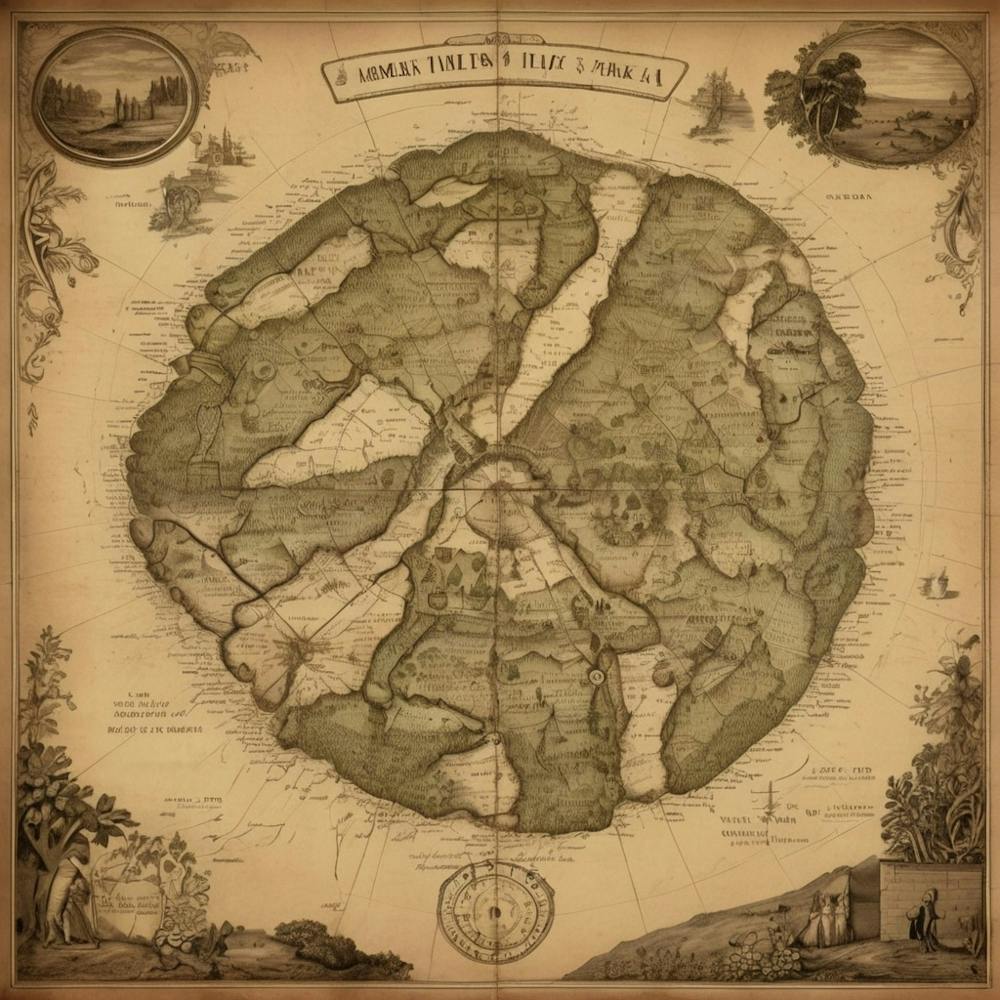Default Vintage Map Your Garden Aesthetic 1
