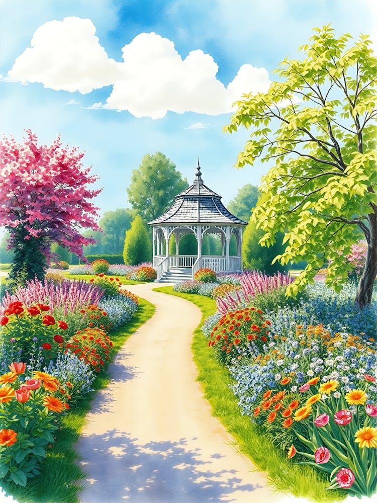 Gazebo In The Garden 4