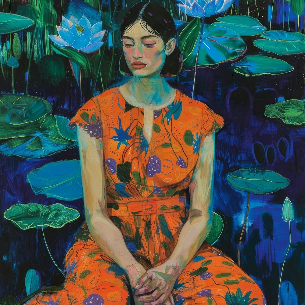 Woman Meditating 2